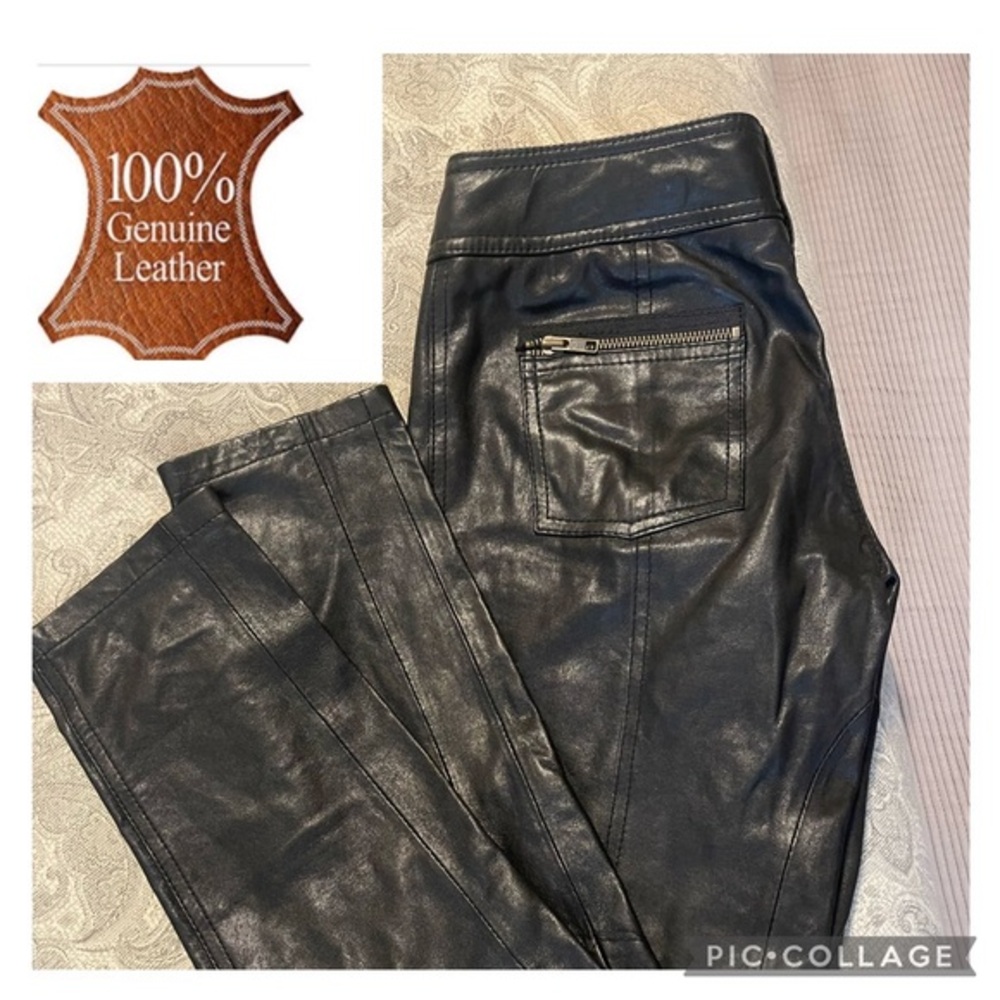 NWOT Donna De Elegnza Leather Skinny Pants S